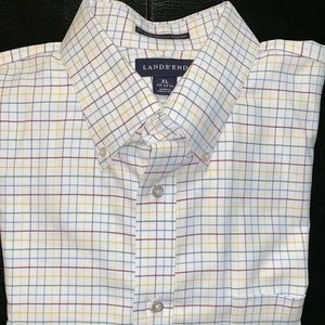 Lands End mens no iron original oxford shirt.
